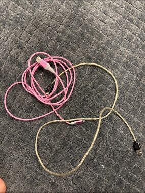 Universal Pink, Gold,  USB Charging Cables - Multi-Pack